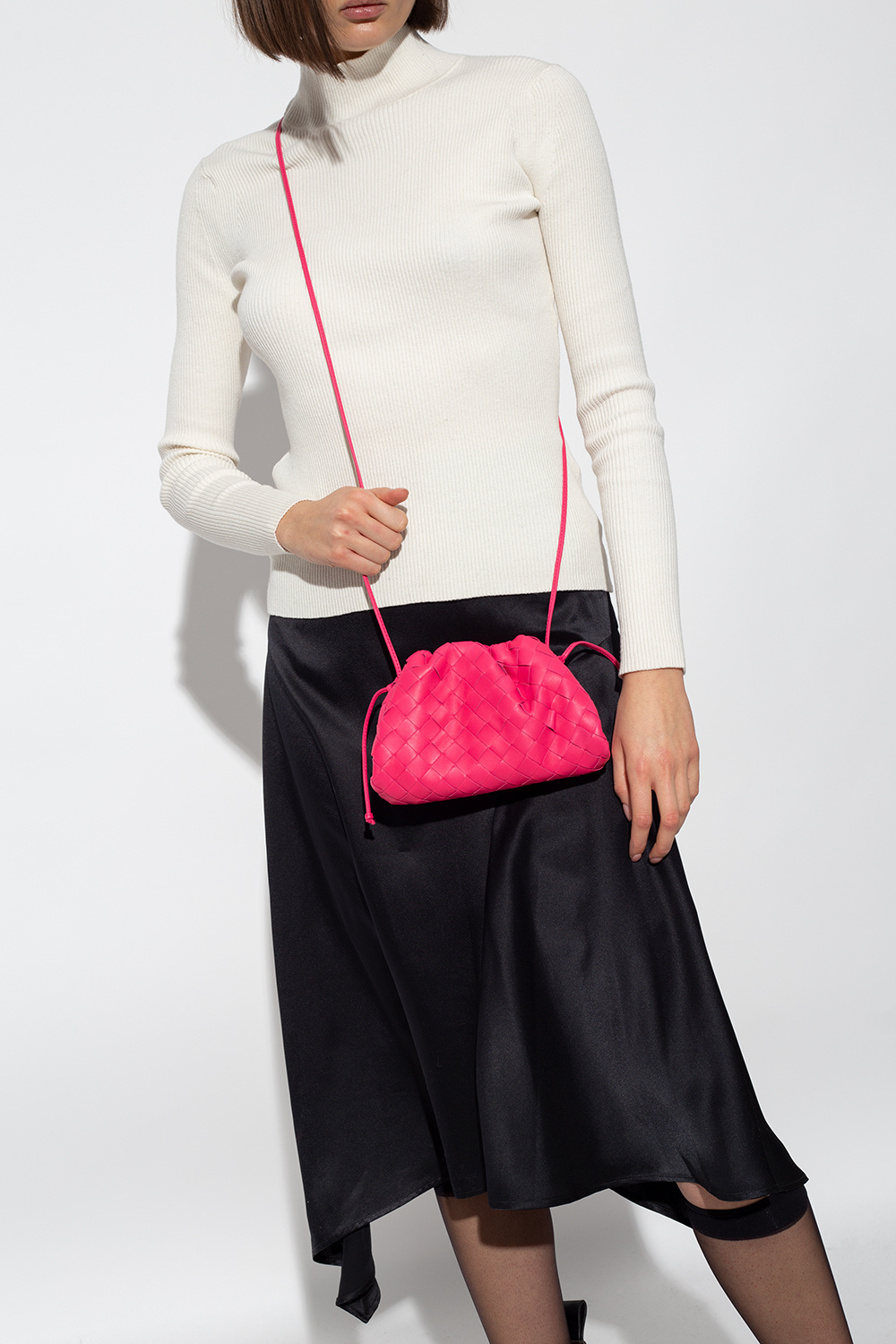 Pink 'Mini Pouch' shoulder bag Bottega Veneta - IetpShops